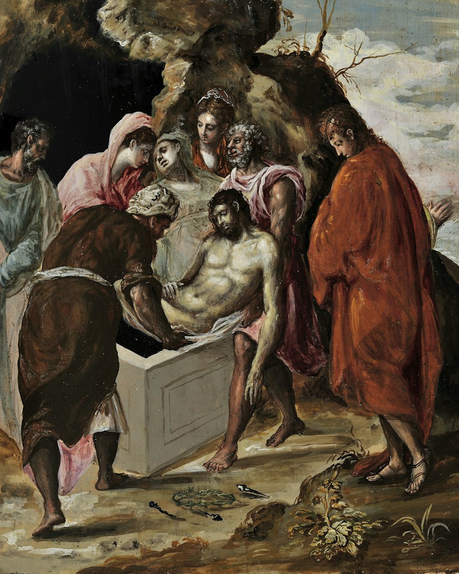 Classical painting detail