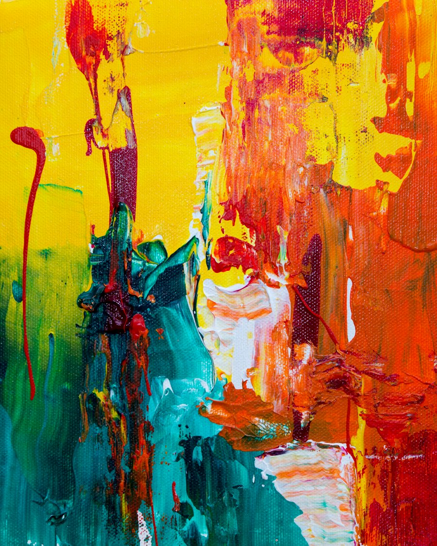 Abstract color field
